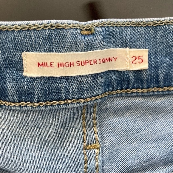 LEVI'S PREMIUM Mile High Super Skinny Jeans - Picture 12 of 14